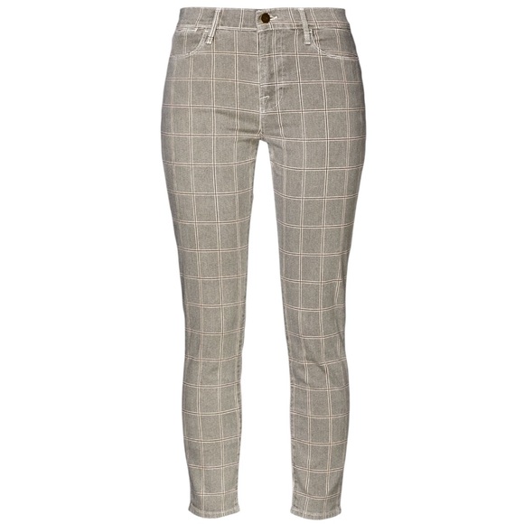 FRAME NWT
Le High Skinny checked cotton-blend twill skinny pants in Sz 26 - Picture 2 of 10